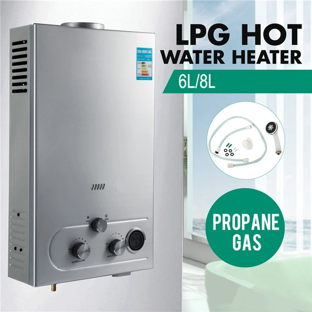 6L 8L Stainless Steel Wall Mounted Domestic Hot Water Pump Liquefied Gas  Natural Gas Water Heater Instant Bath _ - AliExpress Mobile
