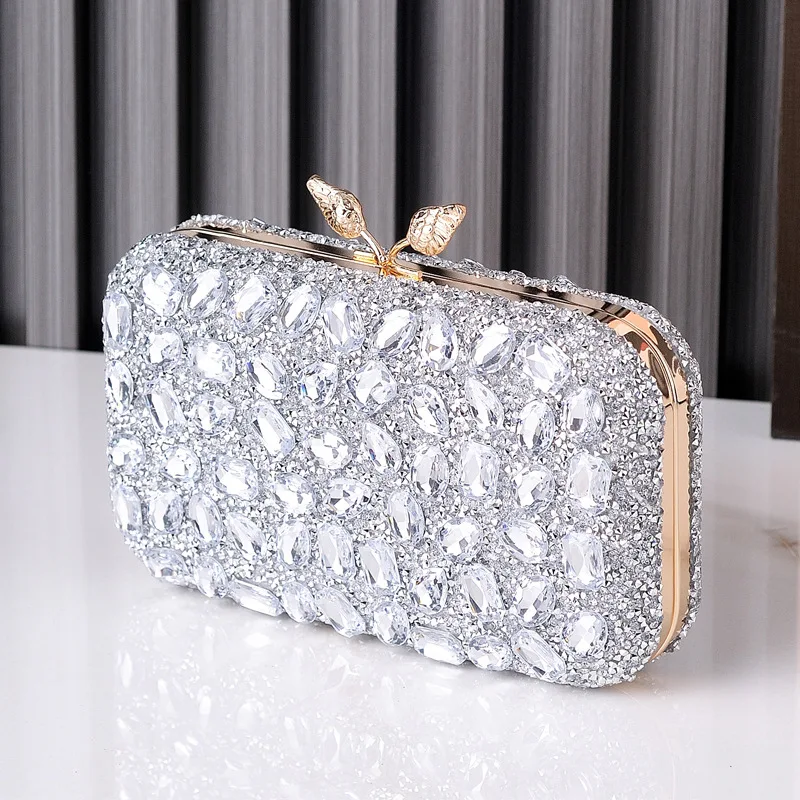 Blue Multi Color Bags for Women Stone Clutch Bag Luxury Designer Purse  Stylish Crystal Female Handbag Diamond Wedding Party Bags - AliExpress