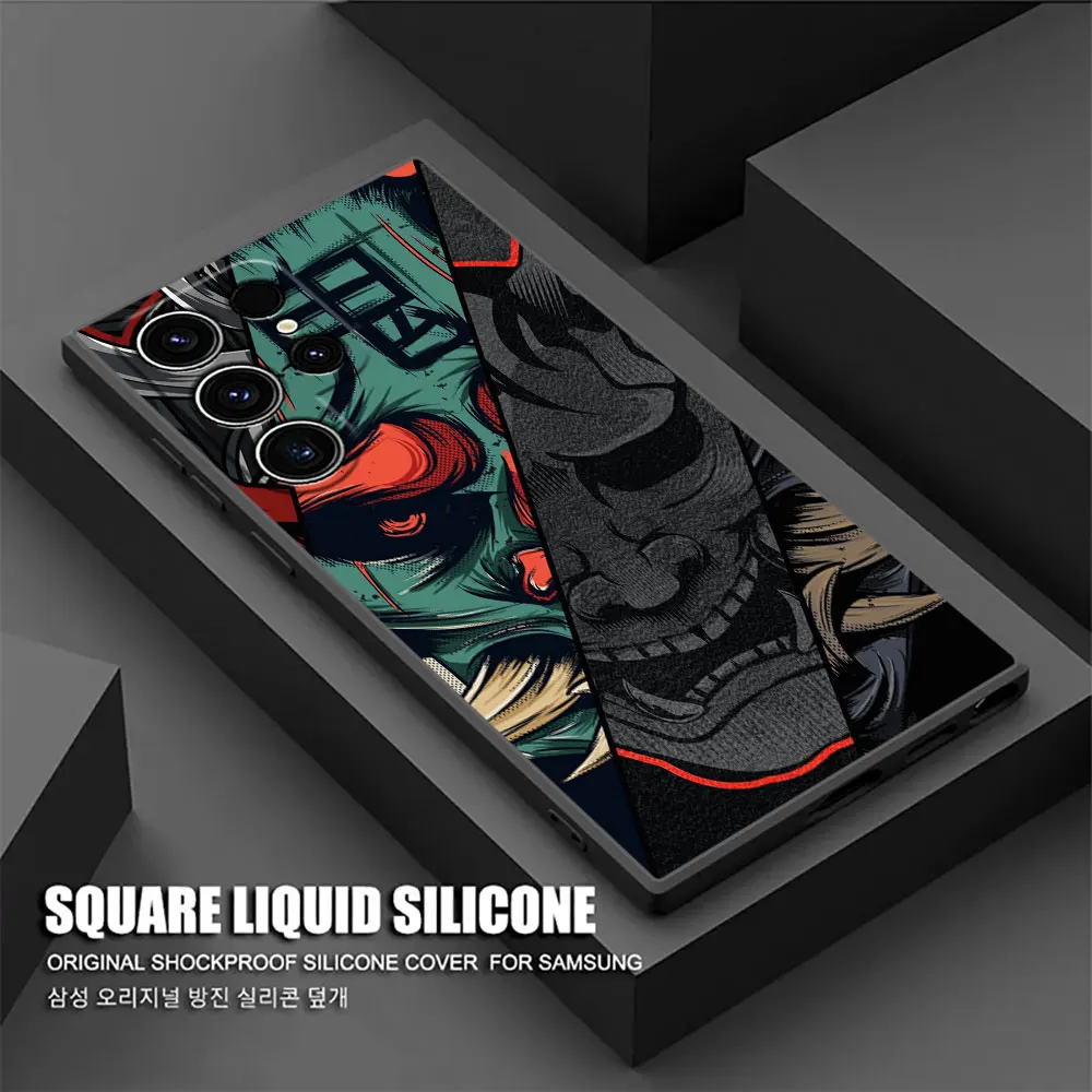 Samurai Hannya Mask Ghost Phone Case Cover