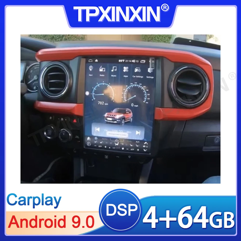 

Car Radio For Toyota Tacoma 2015 - 2022 Android Tesla Screen 2Din Stereo Receiver Autoradio Multimedia Player GPS Navi HeadUnit