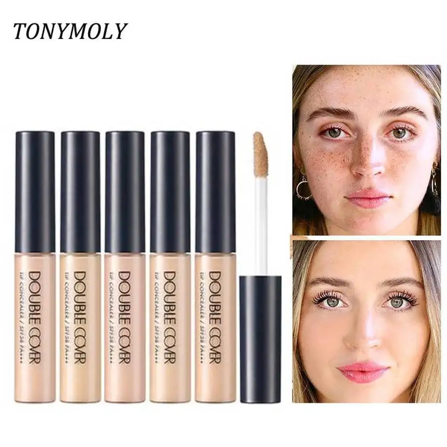 

TONYMOLY Double Cover Tip Concealer SPF38+ PA+++ Face Makeup Long Lasting Liquid Foundation Contour Palette Waterproof