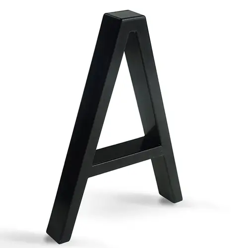 1pc 125mm Floating House Number Outdoor 5 inch Black Zinc Alloy Letter Apartment Door Numbers Mailbox Address Sign #0-9 - Image 15