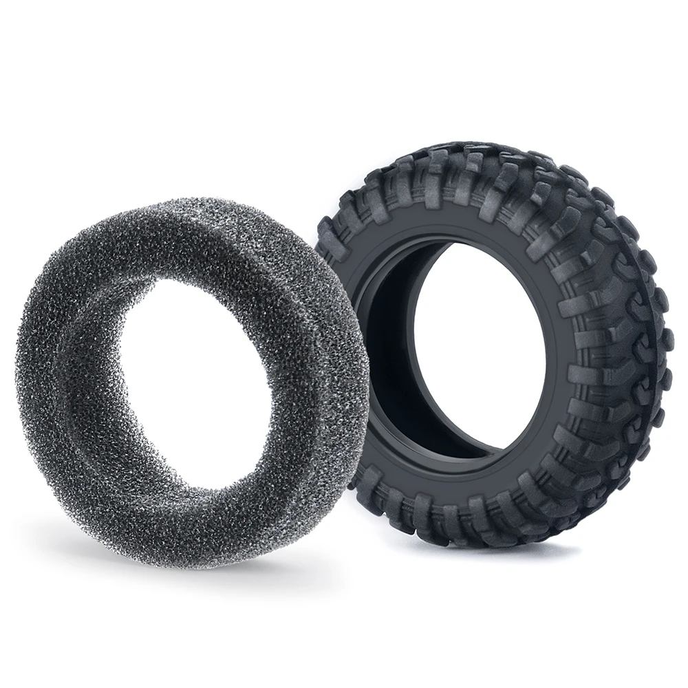 YEAHRUN ε巯    Ÿ̾,  ̴-Z 4x4 1/18  1/24 ۷ ׽þ SCX24 RC ũѷ ڵ, 42x15mm, 4 