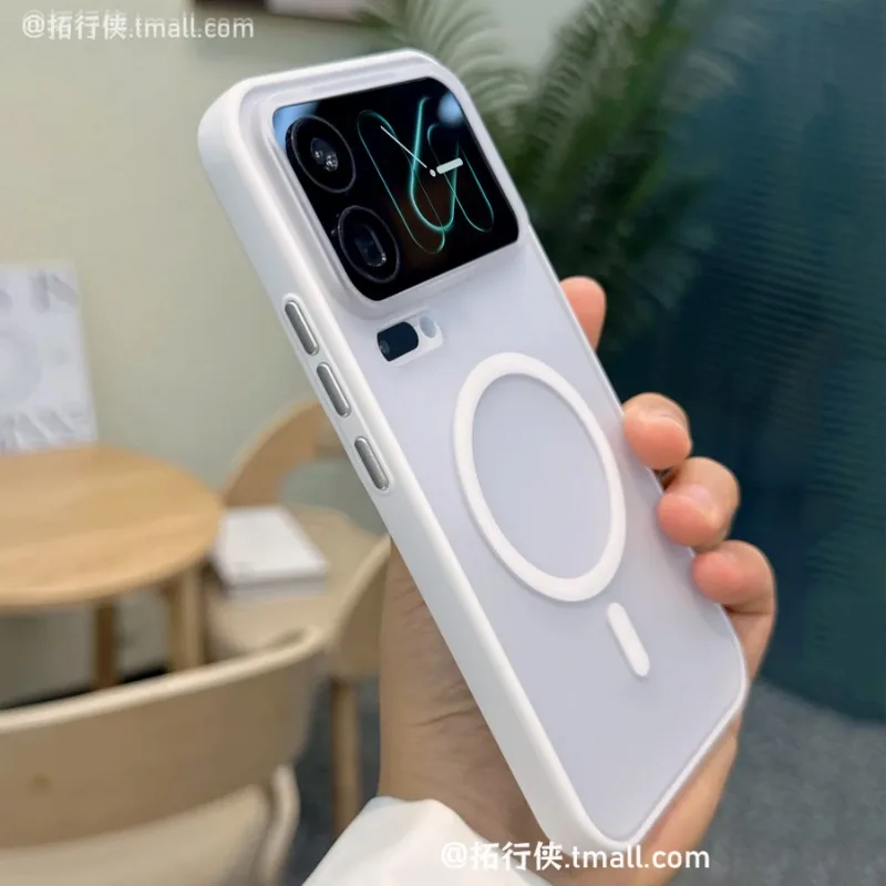 Magnetic Frosted Acrylic Shockproof Case - Skin-friendly Protective Cover