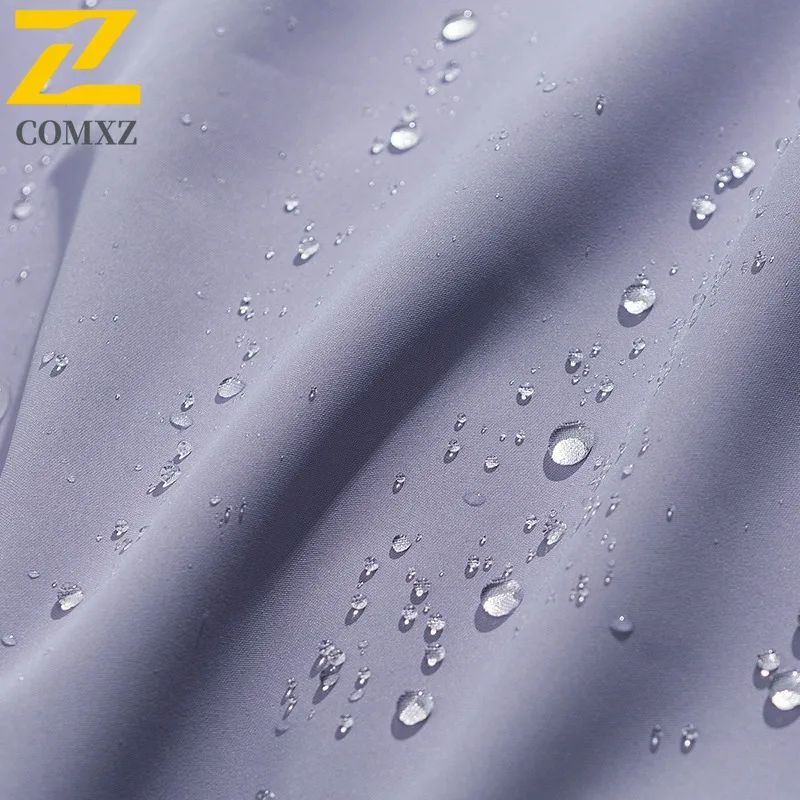 COMXZ Thickened Hooded Mens Jacket 2025 Outdoor Skiing Windproof Warm Parka Casual Travel Cold Resistant Winter New Clothing