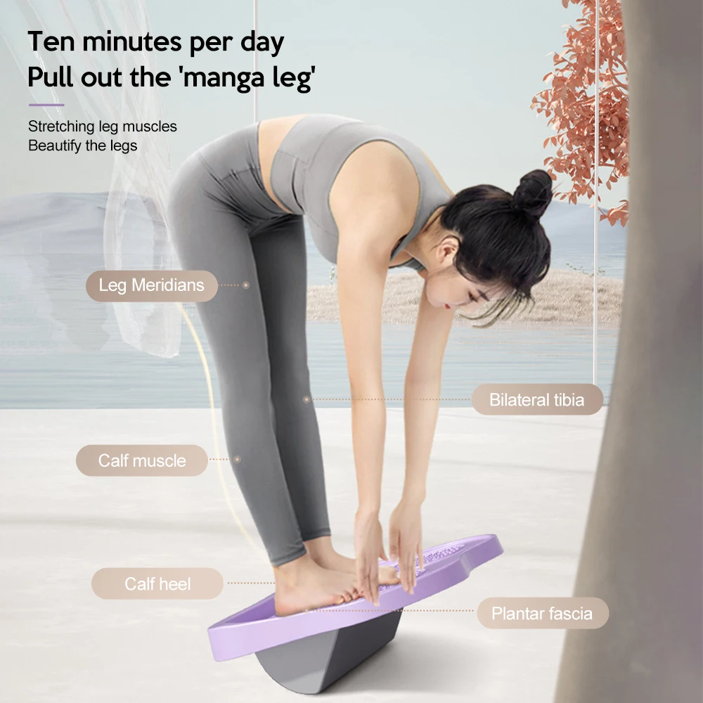Calf stretching inclined board for exercise stretching physical therapy to alleviate plantar fasciitis adjustable inclined plate calf stretching board leg stretching machine