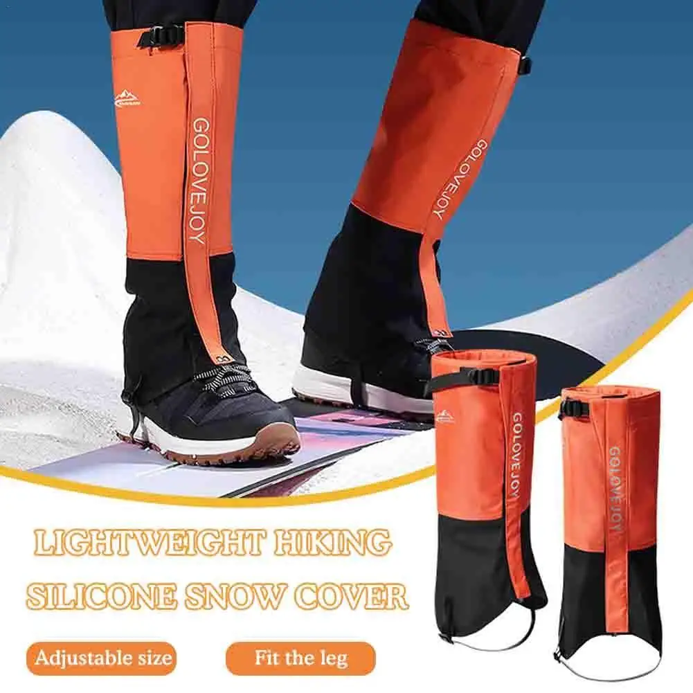

1 Pair Waterproof Snow Leg Legging Cover For Adult Child Outdoor Hiking Boot Gaiter Winter Hunting Camping Climbing Supplies