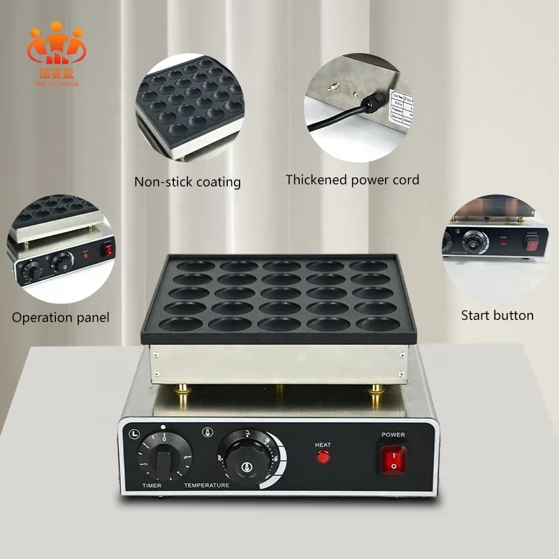 Electric Commercial Crepe And Pancake Maker Factory Price Non-stick Mini Home Multi-cook Dorayaki Machine 6