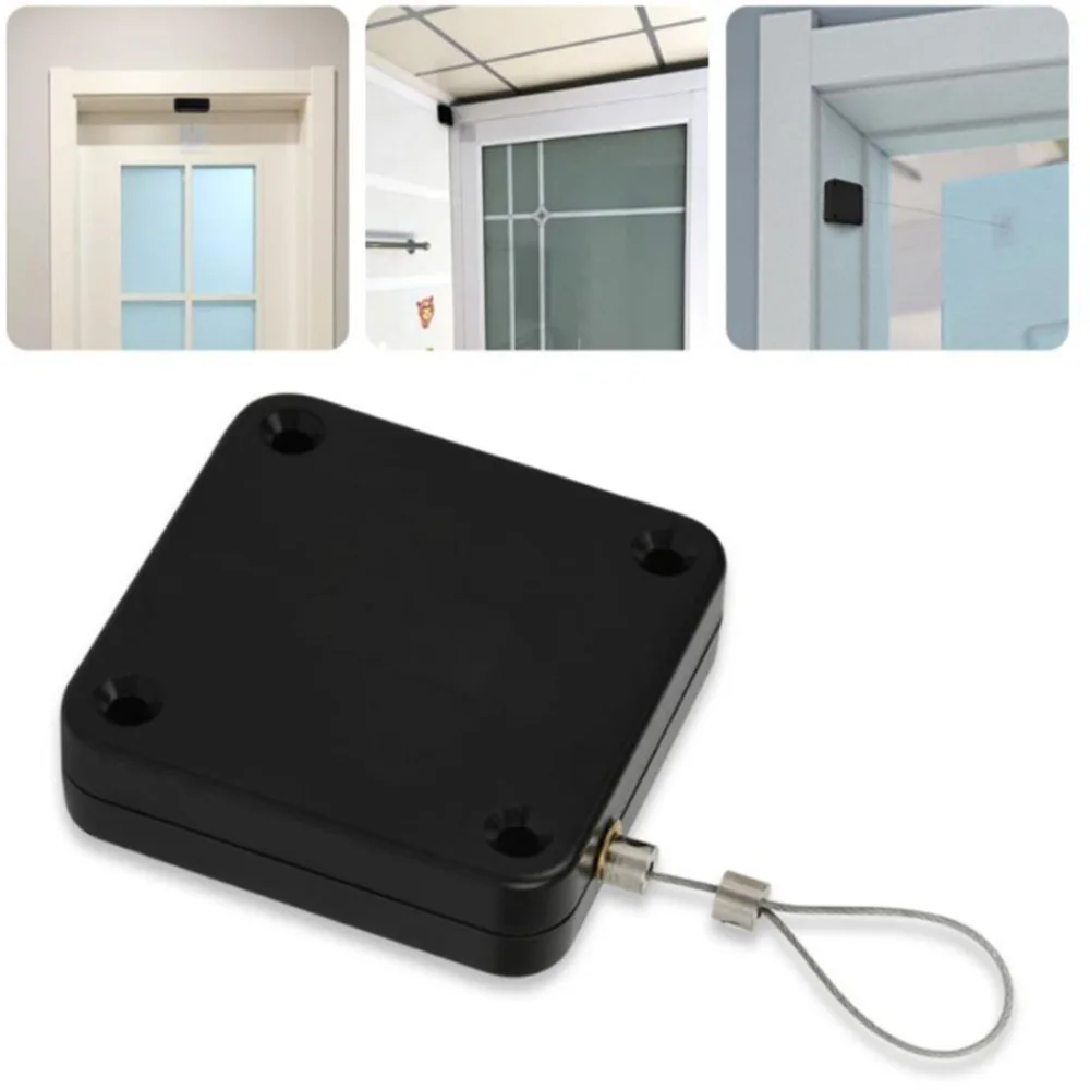 Punch-Free Automatic Sensor Door Closer Automatically Close For All Doors, Auto Door-Closer, Easy To Install