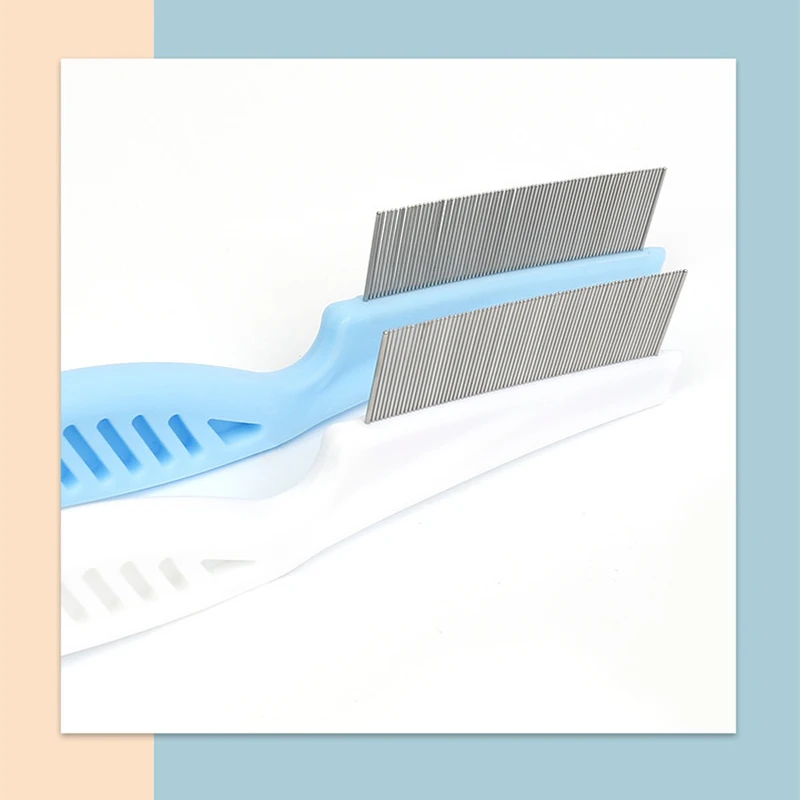 1/3/5PCS Pet Animal Care Comb Stainless Steel Comfort Flea Hair Comb Flea Cat Chip Dog Cat Brush Pet Grooming