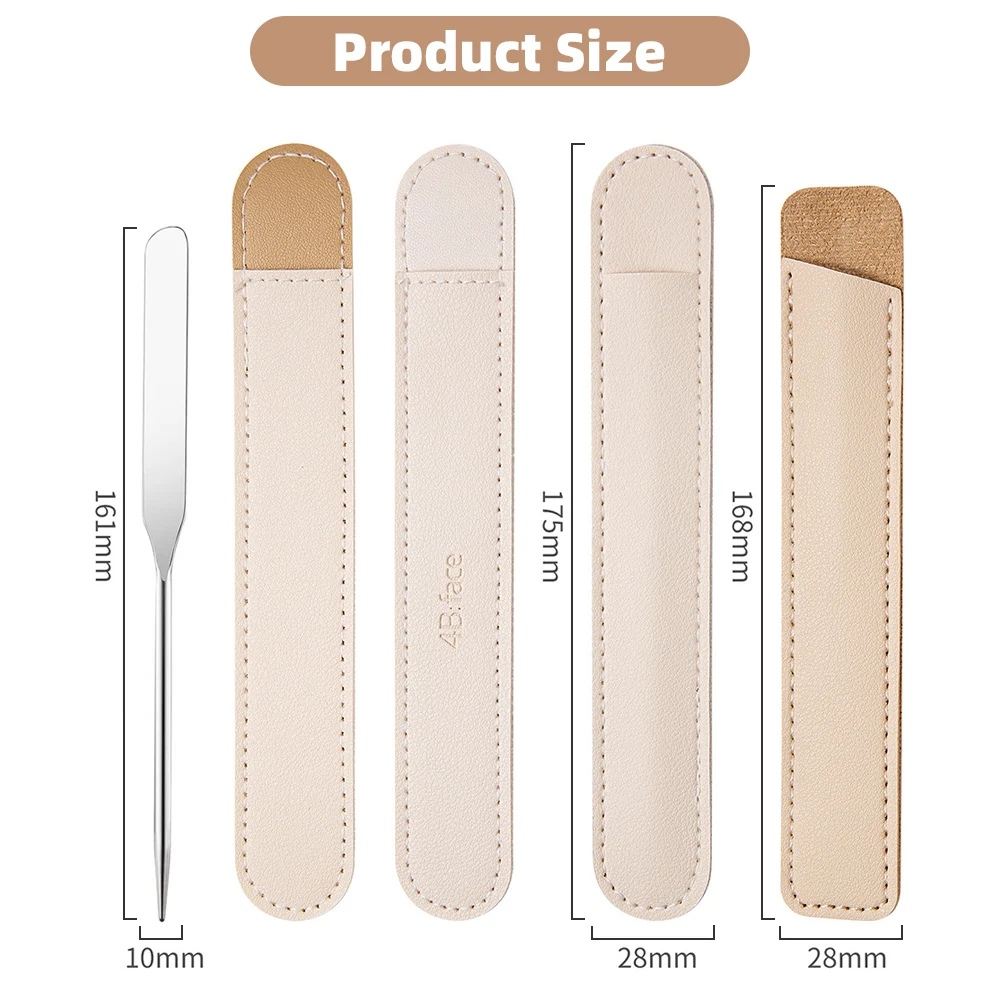 Makeup Tools Makeup Mixing Tool Beauty Supplies Stainless Steel Makeup Spatula Mixing Stick Foundation Eye Shadow Cream Pigments Mixing Tool Cosmetic MakeUp Toning Sticks