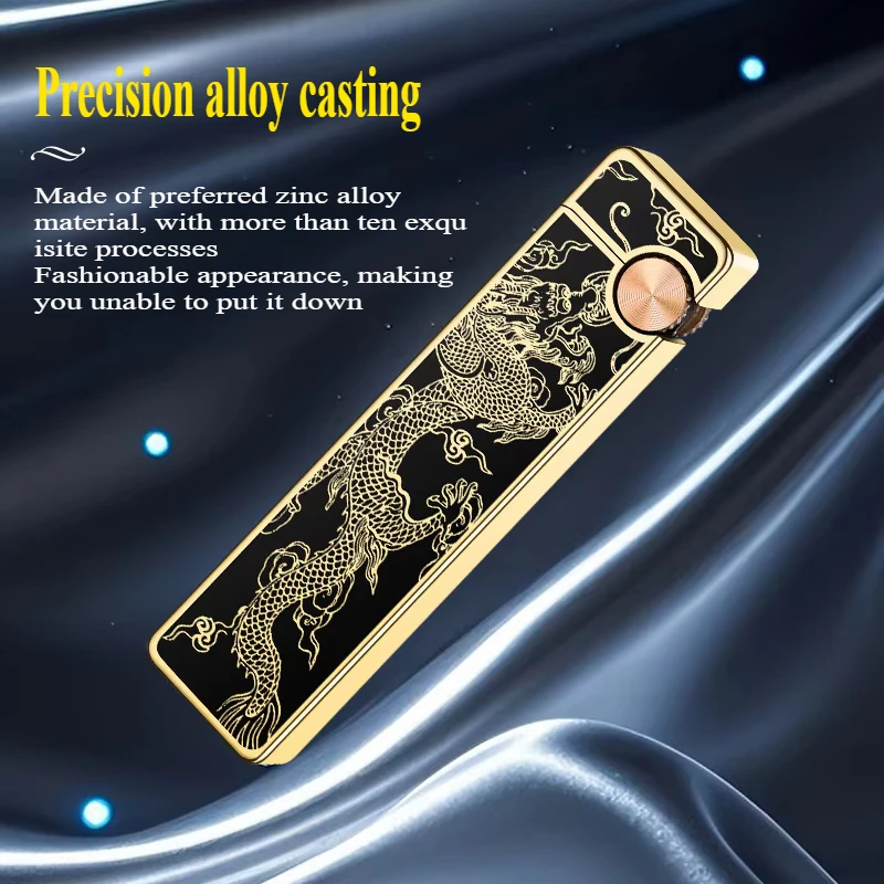 Retro Metal Printed Butane Lighter, Side Grinding Wheel Open Flame Gas Lighter, Compact Portable Lighter for Lighting Cigarettes