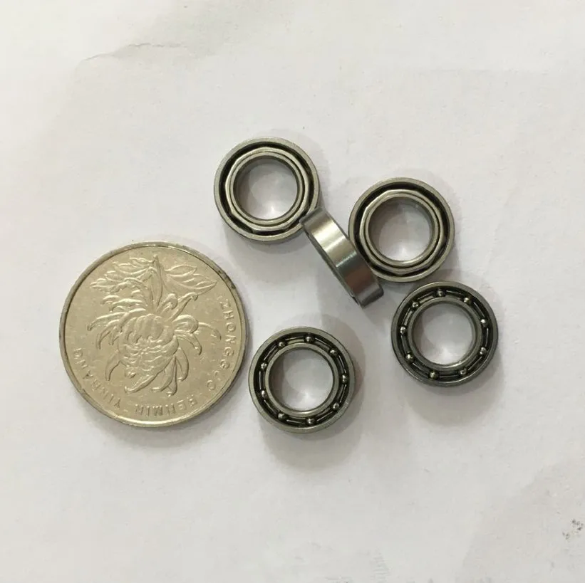 10pc MR Series Miniature Ball Bearings Open Type Deep Groove Not Sealed