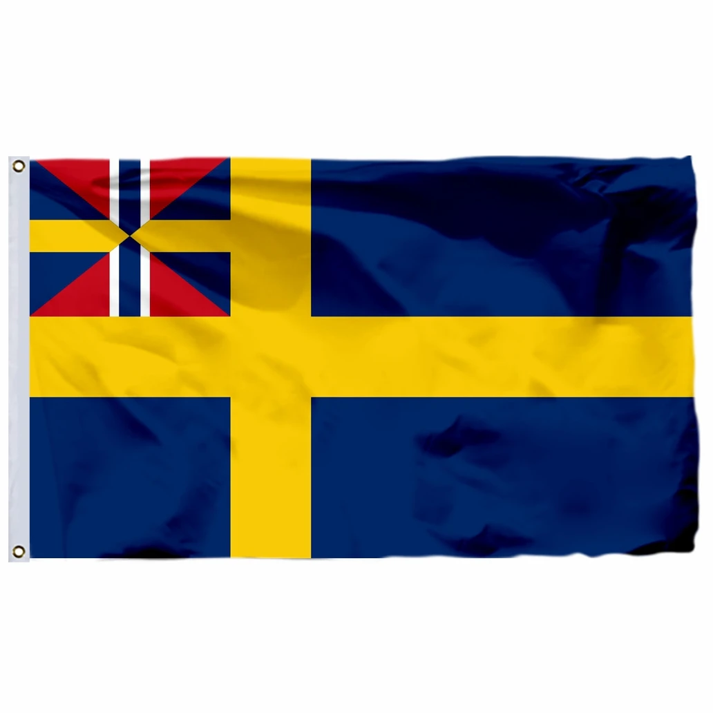 

Sweden Civil Ensign 1844 Flag 90x150cm 3x5ft 100D Polyester Double Stitched High Quality Banner Free Shipping