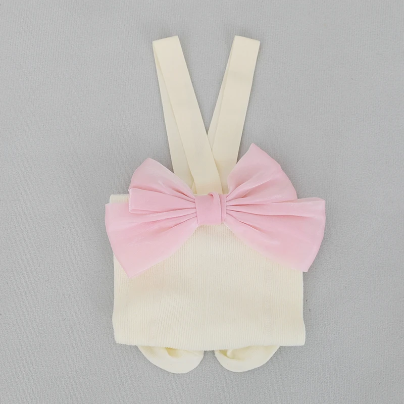 Adorable Baby Girls Leggings Cute Elastic Waistband Trousers with Bowknot Detail Soft Stretchy Stockings for Autumn Winter