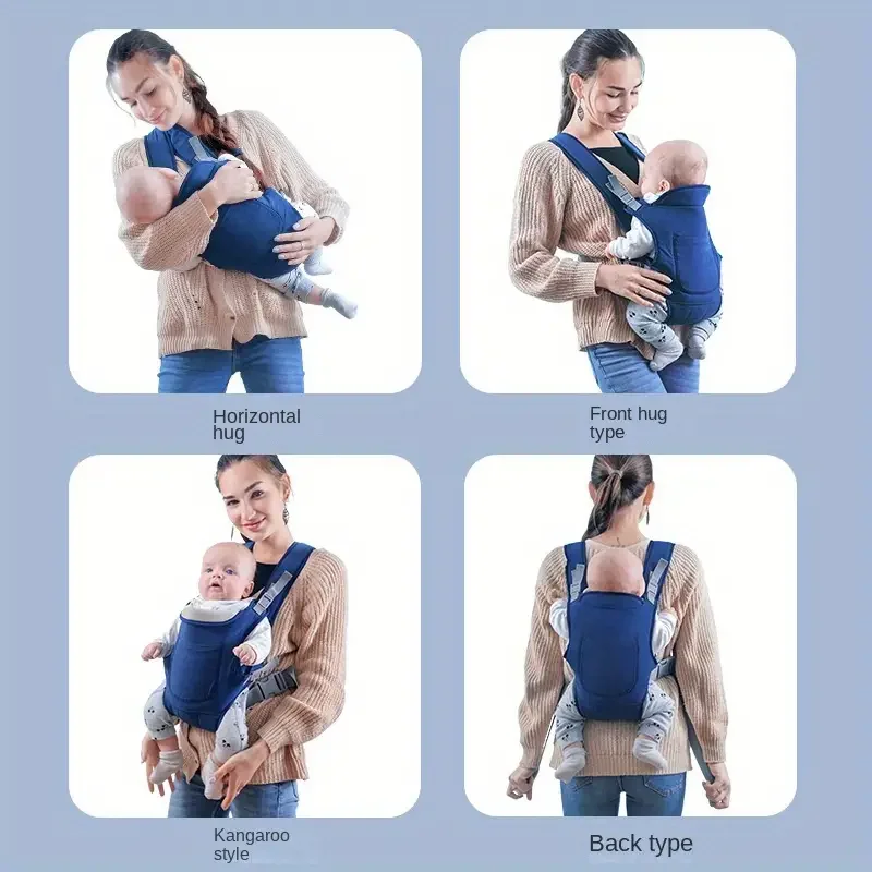 Baby Carrier Backpack Breathable Front Facing 4 in 1 Infant Comfortable Sling Backpack Pouch Wrap Baby Kangaroo New 6