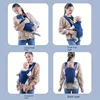 Baby Carrier Backpack Breathable Front Facing 4 in 1 Infant Comfortable Sling Backpack Pouch Wrap Baby Kangaroo New 6