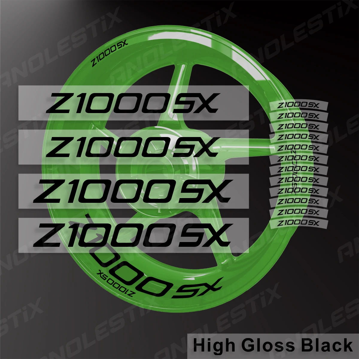 AnoleStix   ݻ ƼĿ  Į  Ʈ , ͻŰ Z1000 SX Z1000SX 2019 2020 2021 2022 2023