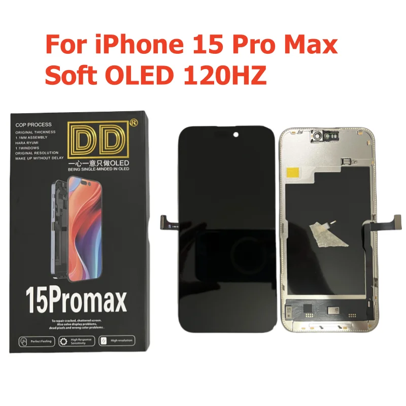 For iPhone 15 Pro Max Screen Display 3D Touch Digitizer 15PM LCD