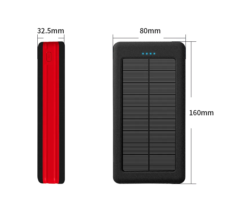 magnetic wireless power bank Solar Power Bank 80000mAh Large Capacity External Battery Fast Charging Outdoor Travel Emergency Portable Charger for Samrtphone power bank mini