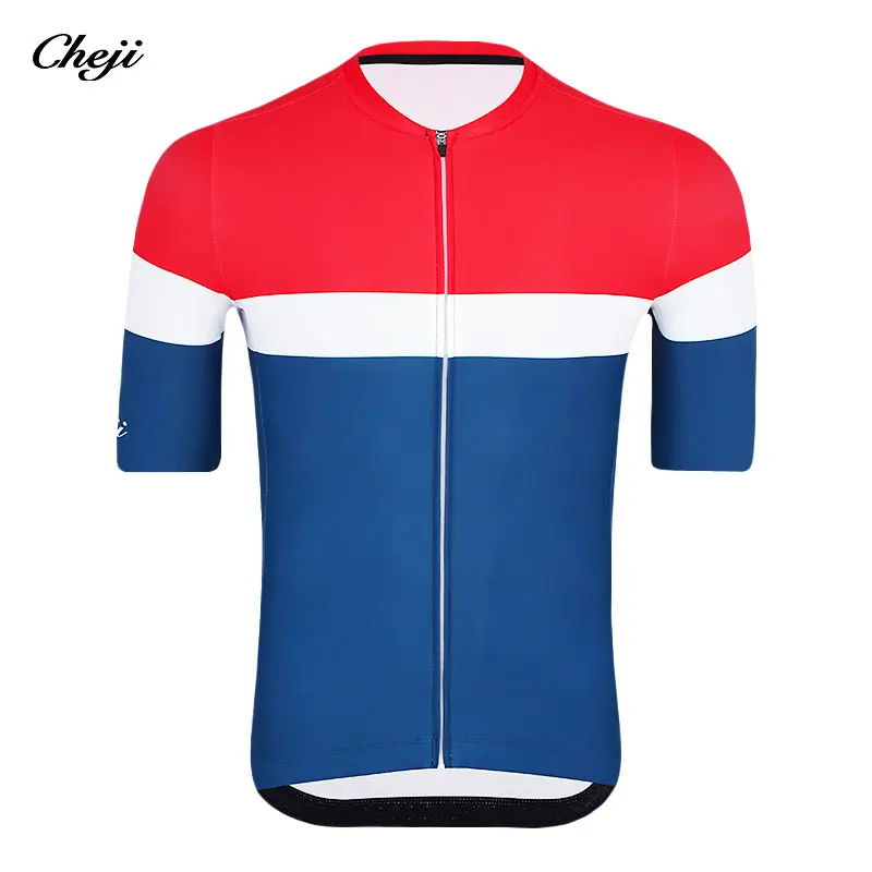Cheji Men's Cycling Jersey Men Short Sleeve Tops Shirt Clothing S-3XL 