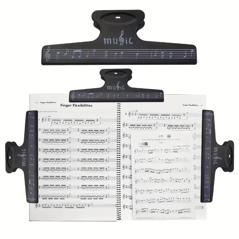 Premium Sheet Music Holder Clips
