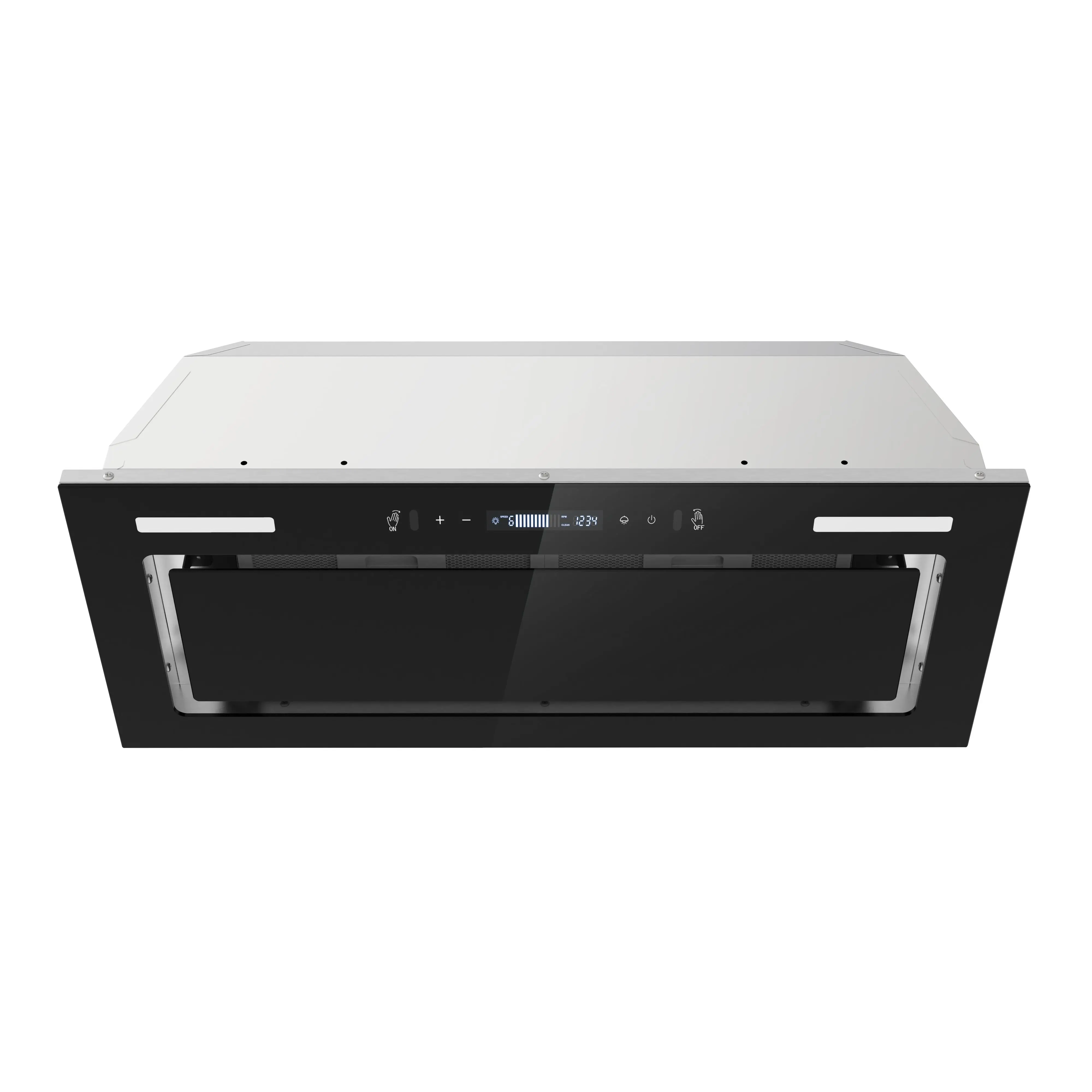 Tieasy 30 inch 900CFM Built-in Gesture Touch Sensing Control Ducted/Ductless Range Hood for Kitchen YYB1670T