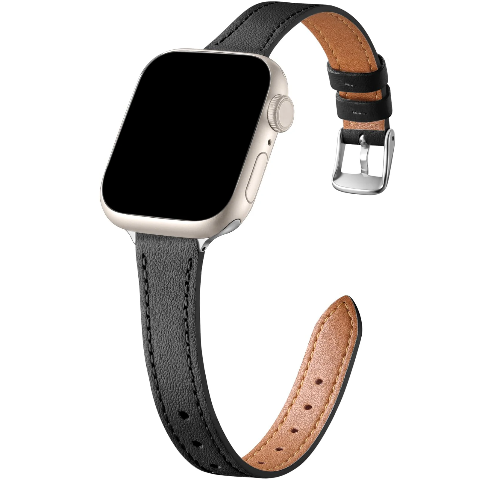 ตัวเลือกสินค้า สายรัดข้อมือหนัง PU สุดหรู สำหรับ Apple Watch