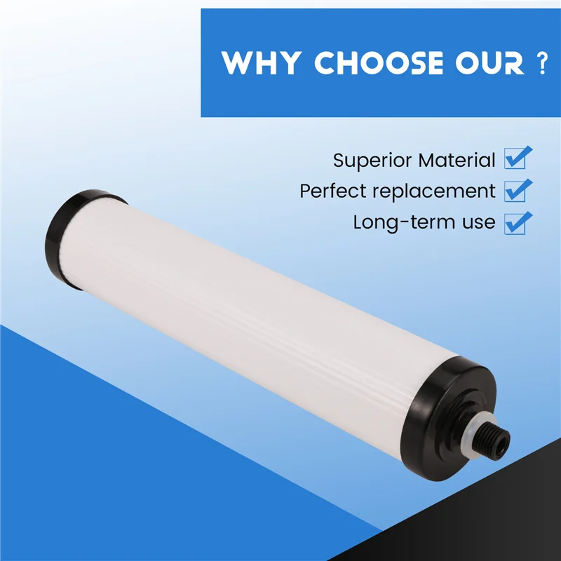 B59B-Household Water Purifier Filter Elements 9-Inch T33 Rear Activated Carbon Filter Elements Water Purifier Accessories