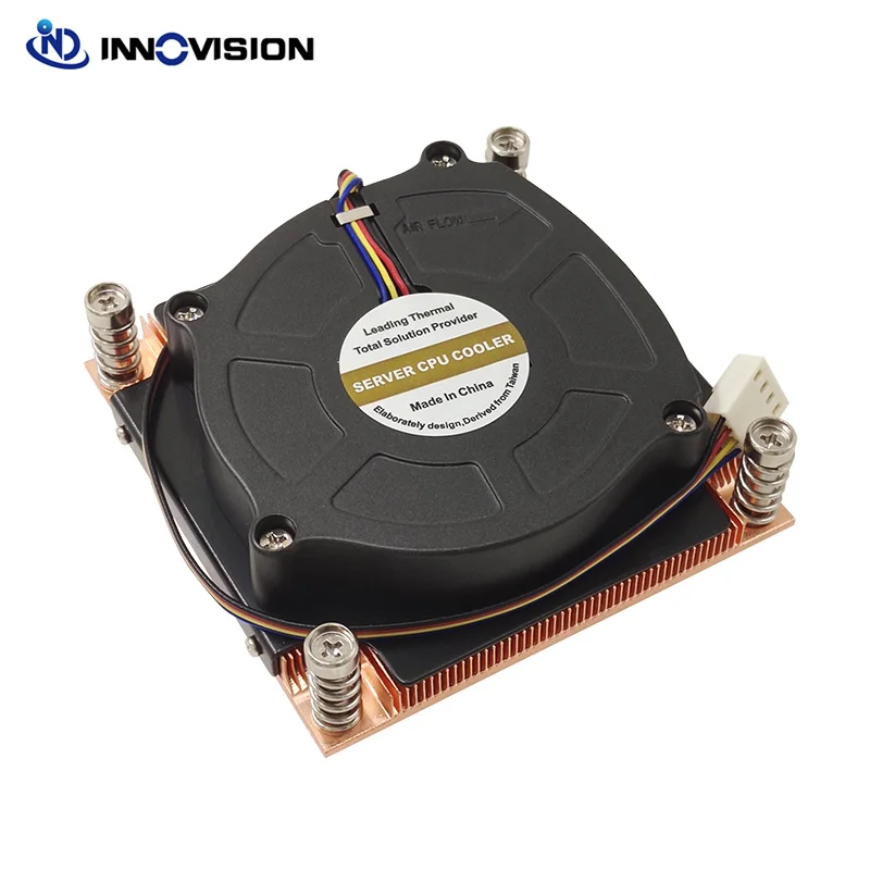 Cpu Ventilador Ativo Cooler Dissipador de Calor para Intel Lga1150 Lga1151 Lga1200 75x75 mm Buraco Espaçamento Tdp até 125w Novo 1u Lga115x - Imagem 3