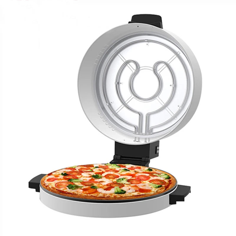 1800W Electric Arabic Bread Maker Household Steak Pan Machine Countertop Pizza Oven With Non-stick Bakeware