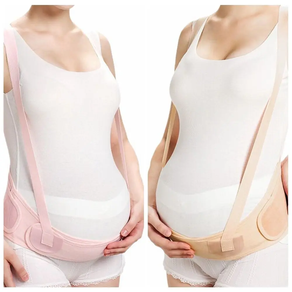 Solid Color Pregnant Belt Multipurpose Prenatal Maternity Belly Belt Waist Care Relieving Back Pelvic Abdomen Support Band