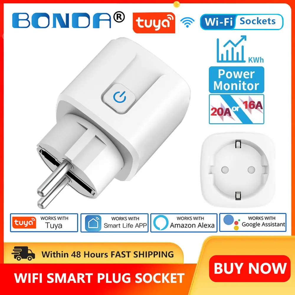 BONDASmartPlugWiFiSocketEU16A20AWithPowerMonitorTiming