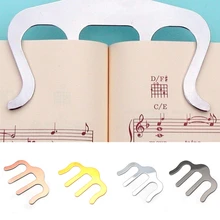 

Piano Stands Song Book Page Holder Clip Music Note Clips Sheet Metal For Piano Sheets Speech Draft Cooking Recipe Newspapers