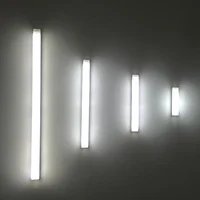 Rechargeable LED Motion Sensor Night Light Under Cabinet Cordless Lamp for Kitchen Wardrobe Bedside Induction Strip Bar Light 1