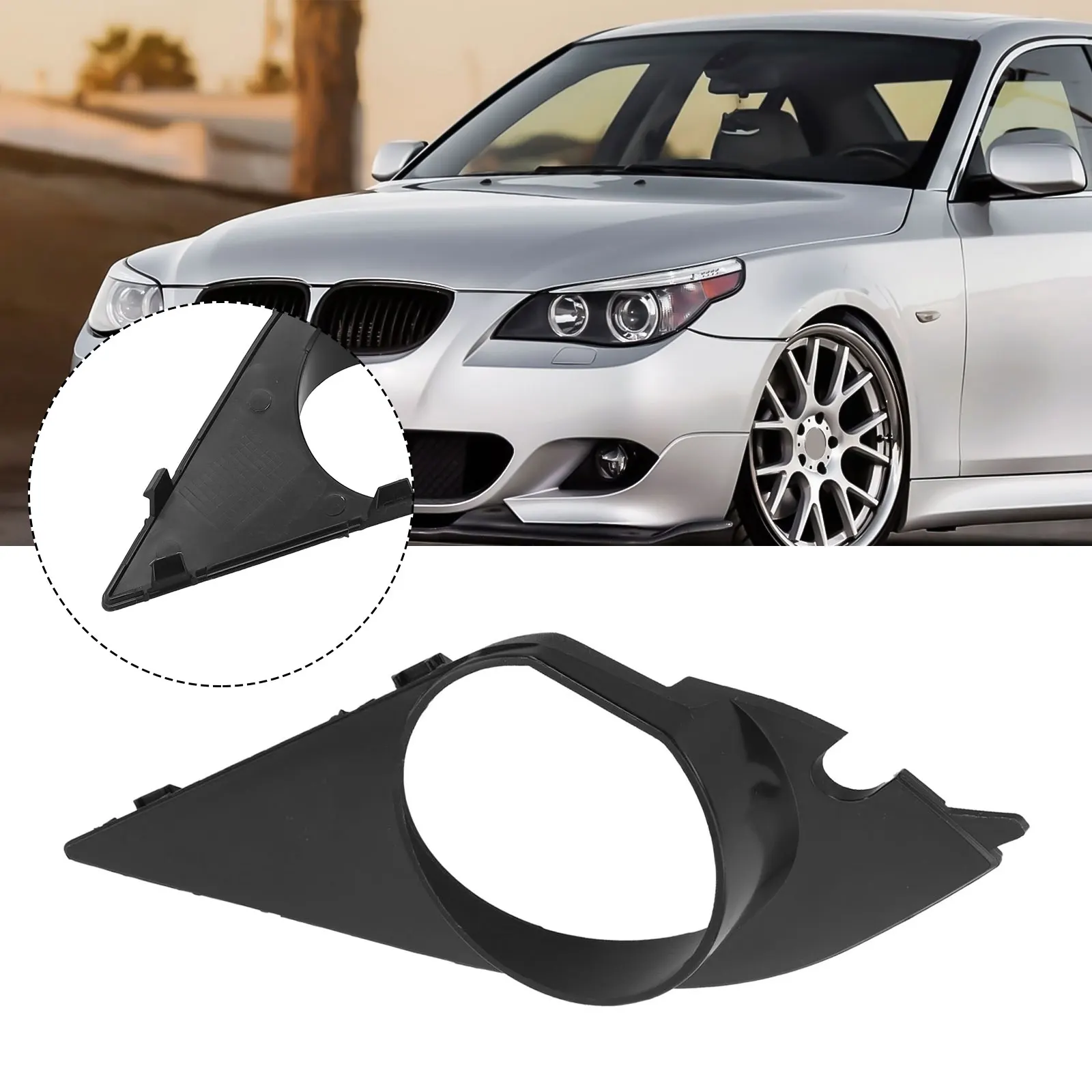 

Износостойкие материалы для BMW E60, E61, MSPORT, передний бампер, противотуманная обшивка, гриль, левая отделка OEM-номер 51117896603