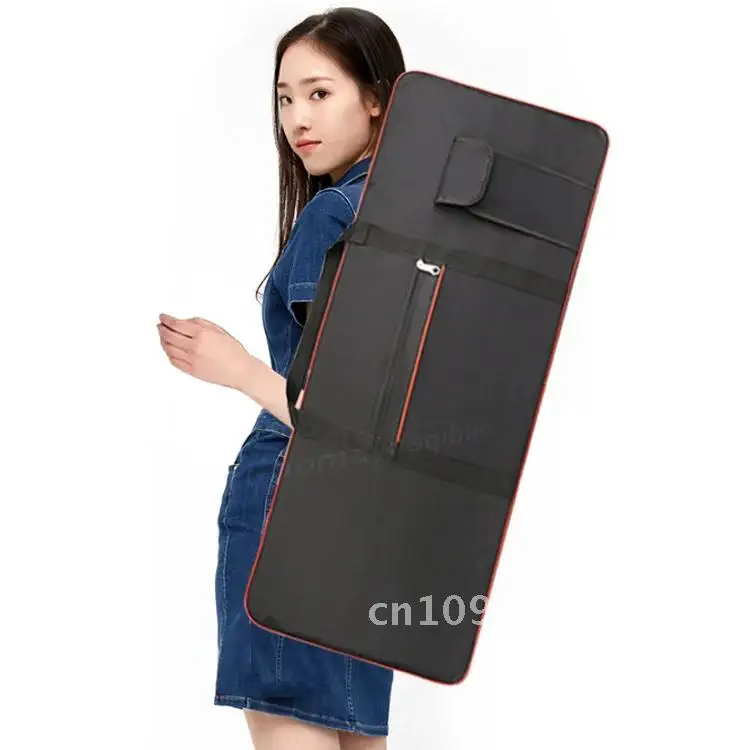 61/76/88 Keyboard Gig Bag with Durable Piano Waterproof Cloth Case K026 Cotton Padded Oxford 10mm 600D Portable