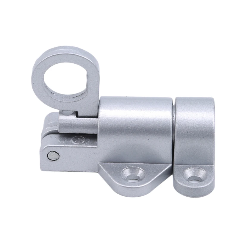 Aluminum Alloy Black/Gray Window Gate Security Pull Ring Spring Bounce Door Bolt Automatic Latch Lock Black Grey Window