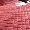 Plush Thicken Quilted Mattress Cover Warm Soft Crystal Cotton Bedsheet  Quilted Bed Fitted Sheet (Need order pillowcases) 4