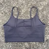 Sexy Backless Sports Bra Gym Workout Top Thin Slings Yoga Vest High Impact Fitness Bralette Crop Top Running Tight Underwear 6