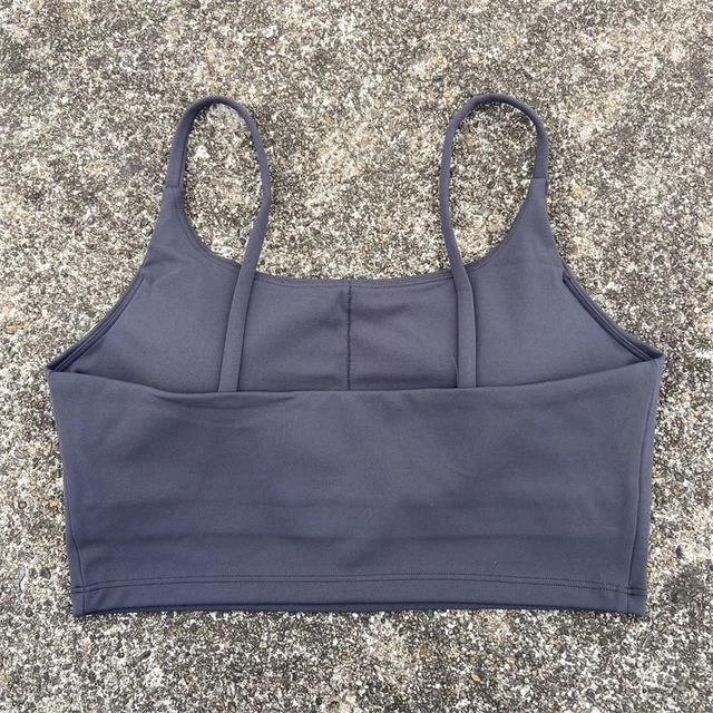 Sexy Backless Sports Bra Gym Workout Top Thin Slings Yoga Vest High Impact Fitness Bralette Crop Top Running Tight Underwear 6