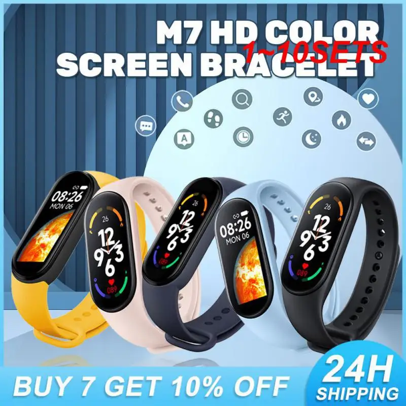 

1~10SETS Smartwatch High Speed Network 80mah Watch For Mi Band 7 Smart Watch Voice 4.0 Wrist Watches