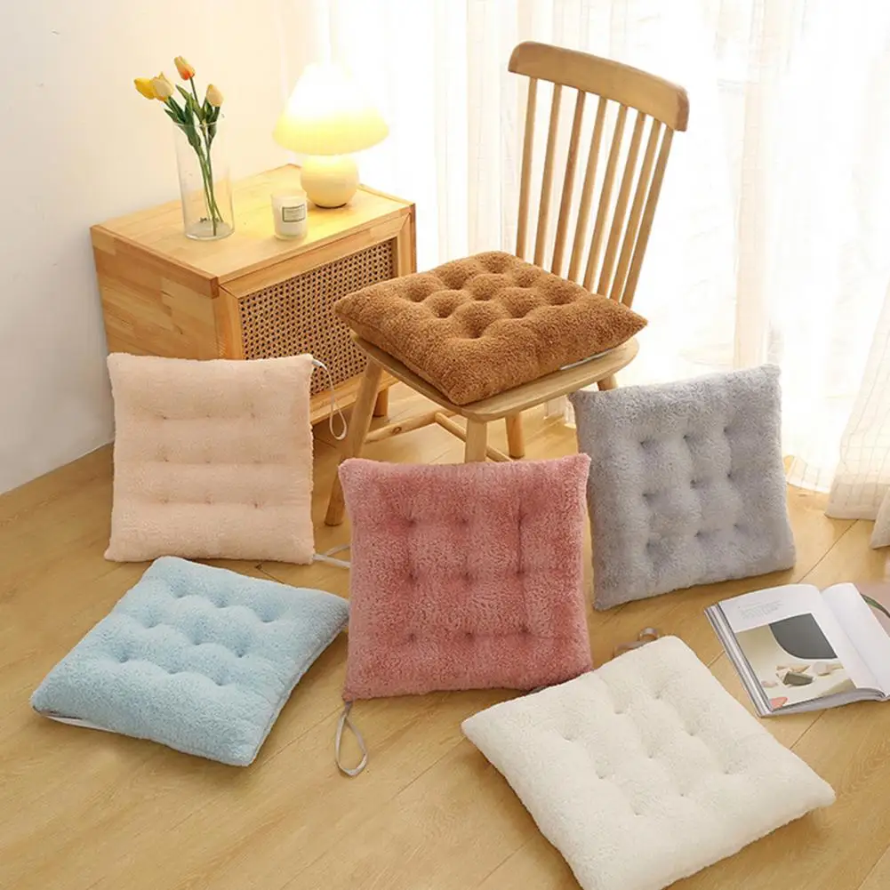 Square Stool Cushions Pearl Cotton Office Bar Chair Back Seat Sofa Cushion  Hip Chair Protective Mat Cartoon Seat Pad Buttocks Chair Cushion Backrest