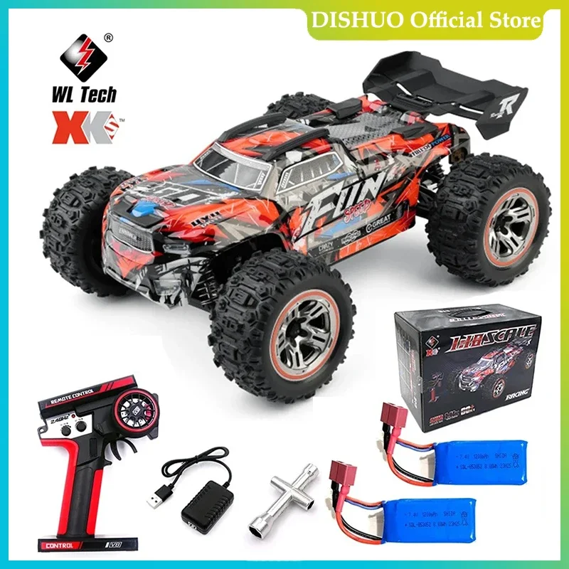 WLtoys 184008 70KM/H 4WD RC Car Professional Monster Truck High Speed Drift Racing Remote Control Cars Children's Toys for Boys