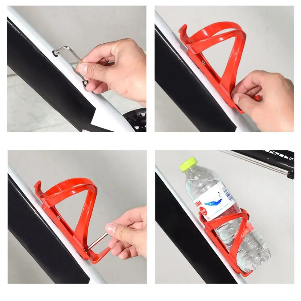 Plastic Bicycle Bottle Cages Lightweight Kettle Stand Water Bottle Holder Cup Shelf Colorful Bike Water Cup Rack