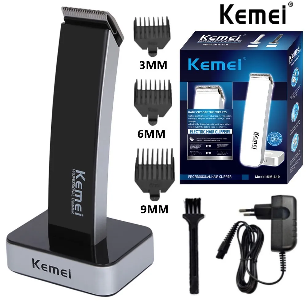 

Kemei Hair Clipper Electric Trimmer Portable Men Women Hair Shaver Haircut Machine Barber Razor Hair Trimmer Sharp Mower KM-619