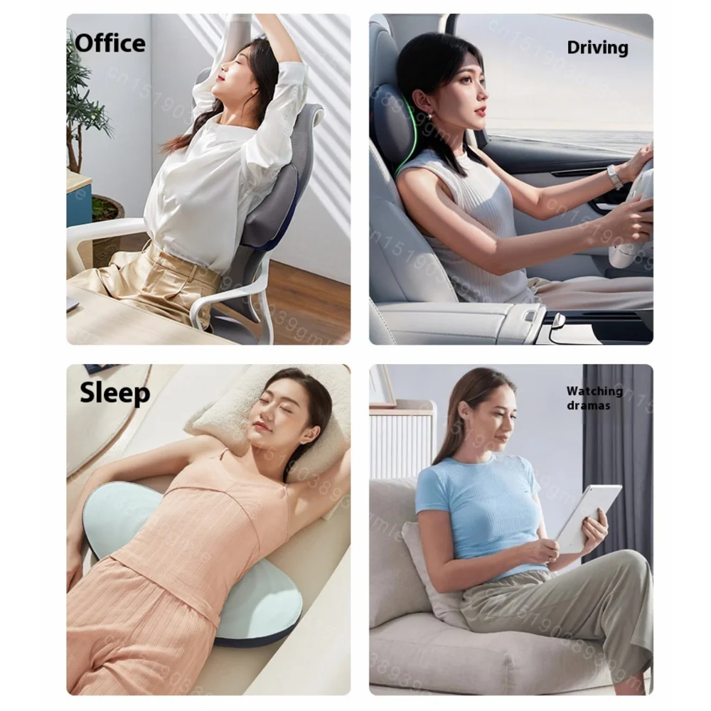 Back Stretcher Airbag Lumbar Neck Support Spine Pain Relief for Posture Correction Waist Muscle Relax Cervical Massager