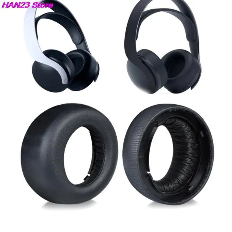 1 Paio Di Auricolari In Pelle Pu Memory Foam Cuscinetti Per Le Orecchie Cuscini Cover Per Sony Ps5 Pulse 3D Headset Cuffie Parti Di Riparazione Di Ric