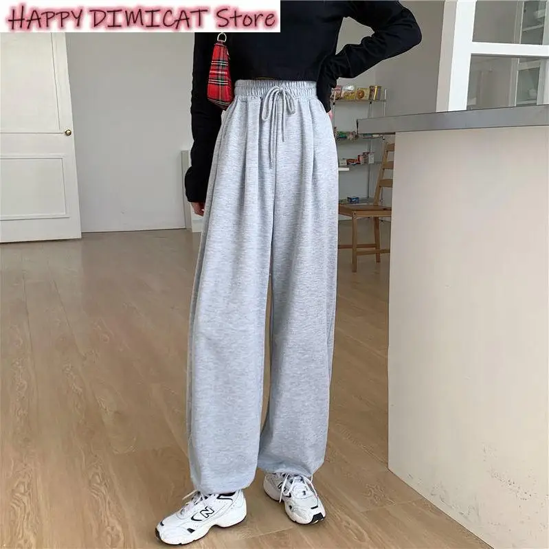 

Women's Trousers Jogger Streetwear Gray Sports Pants Fall Style Loose-fitting Loose Pants Fashion Casual Sports Pants Black