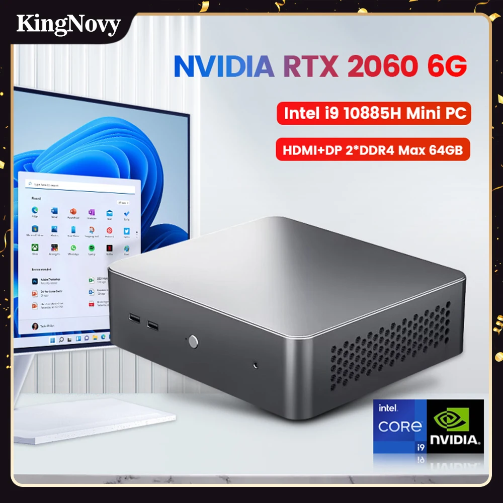 Lydig mælk frokost 10th Gen I9 Intel Gaming Mini Pc I9 10885h Nvidia Gtx1650 4g 2*ddr4 Nvme  Ssd Gamer Computer Windows 11 4k Dp Type-c Ac Wifi - Barebone & Mini Pc -  AliExpress